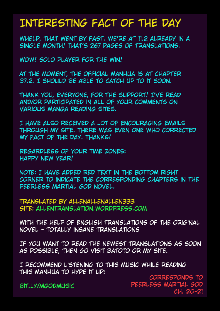 God of Martial Arts Chapter 11.2 page 9 - Chapter 11.2: Bell Chime Past Walls (2)