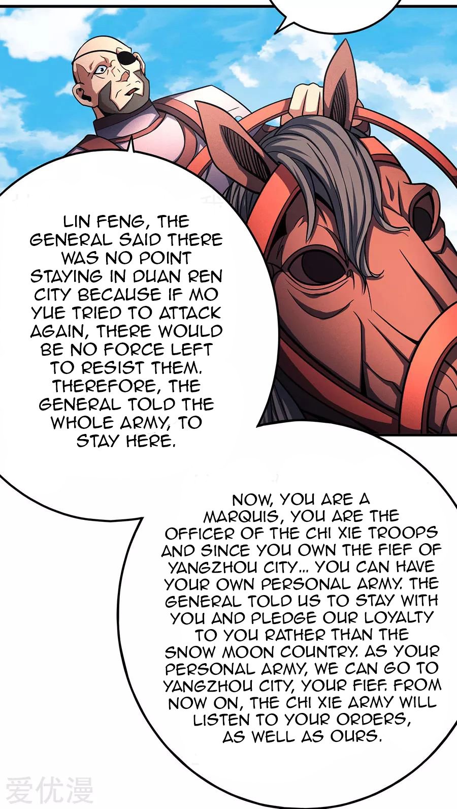 God of Martial Arts Chapter 111.3 page 9 - Chapter 111.3: Lin Feng’s Army