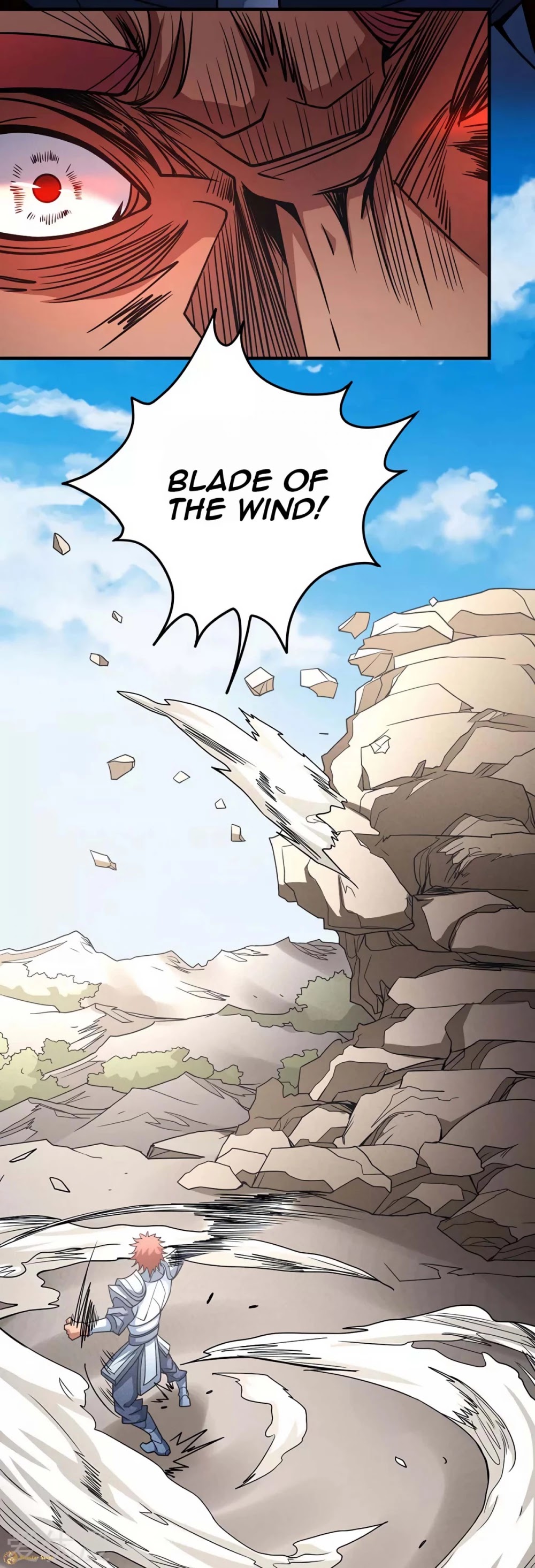God of Martial Arts Chapter 113.2 page 22 - Chapter 113.2: Blade of the Wind!