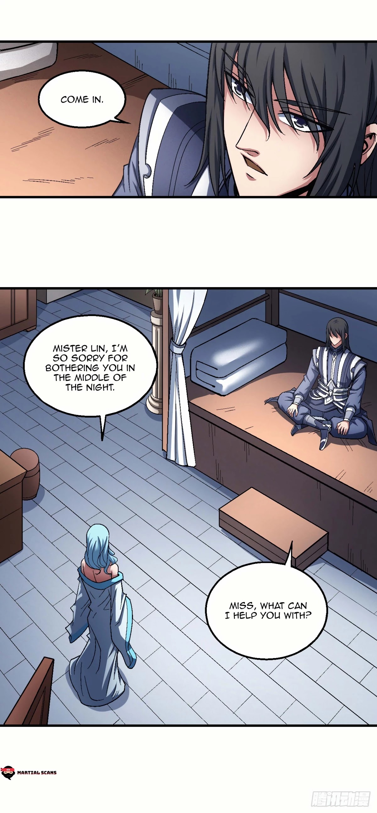 God of Martial Arts Chapter 120.2 page 18 - Chapter 120.2: The Night Visit!