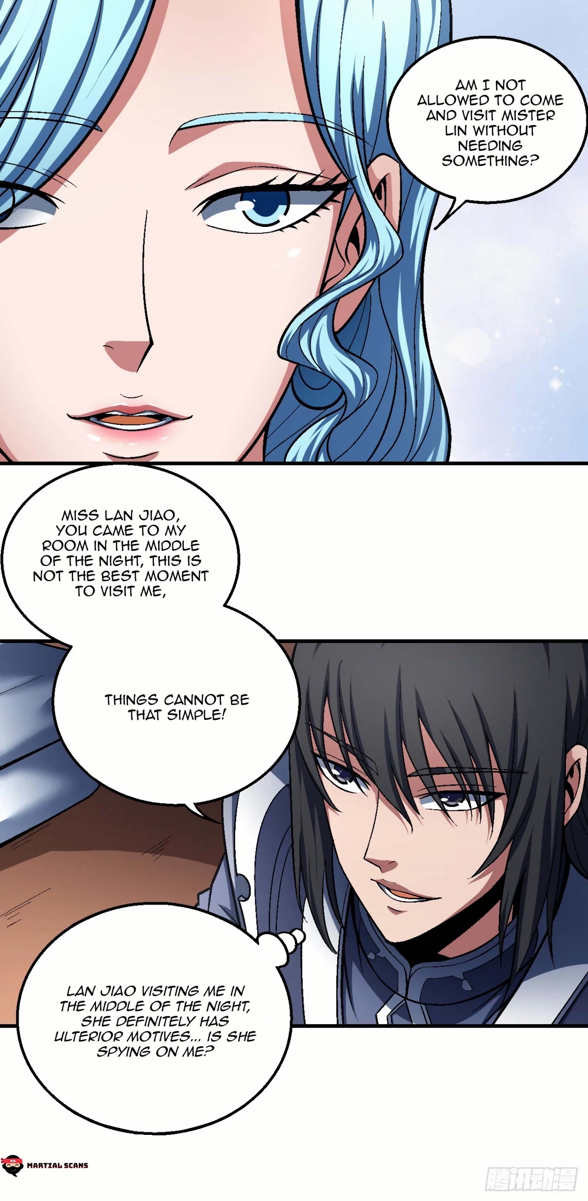 God of Martial Arts Chapter 120.2 page 19 - Chapter 120.2: The Night Visit!