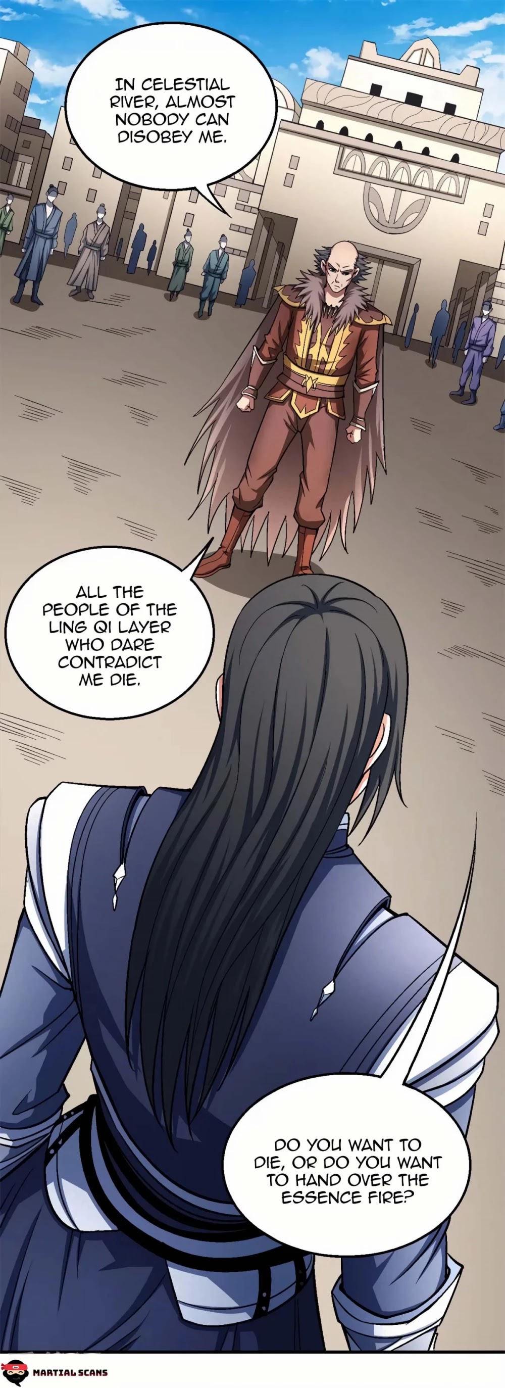 God of Martial Arts Chapter 122.1 page 19 - Chapter 122.1: Threats at the Door!