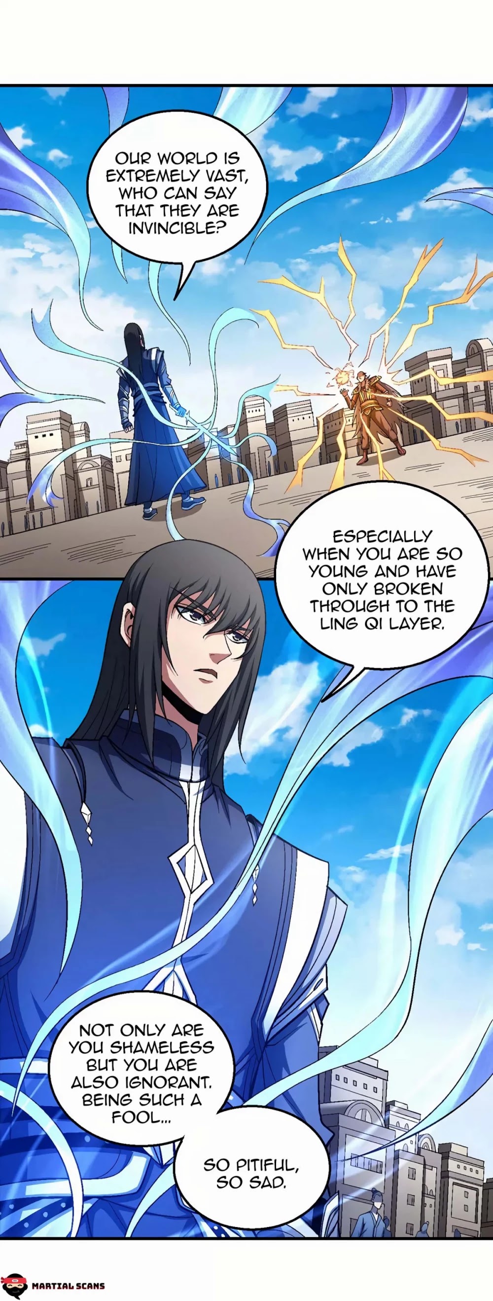 God of Martial Arts Chapter 122.3 page 8 - Chapter 122.3: The Sword of Pure Qi