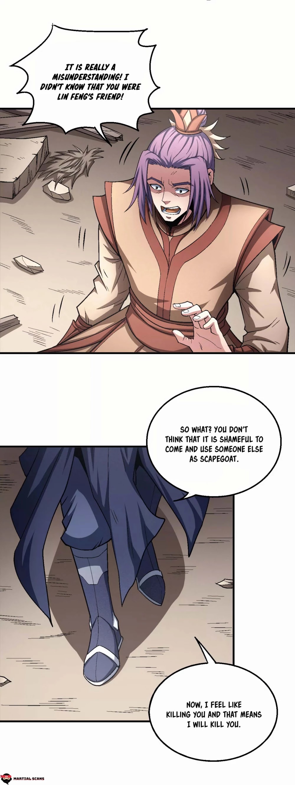 God of Martial Arts Chapter 129.2 page 4 - Chapter 129.2: The Scapegoat 2