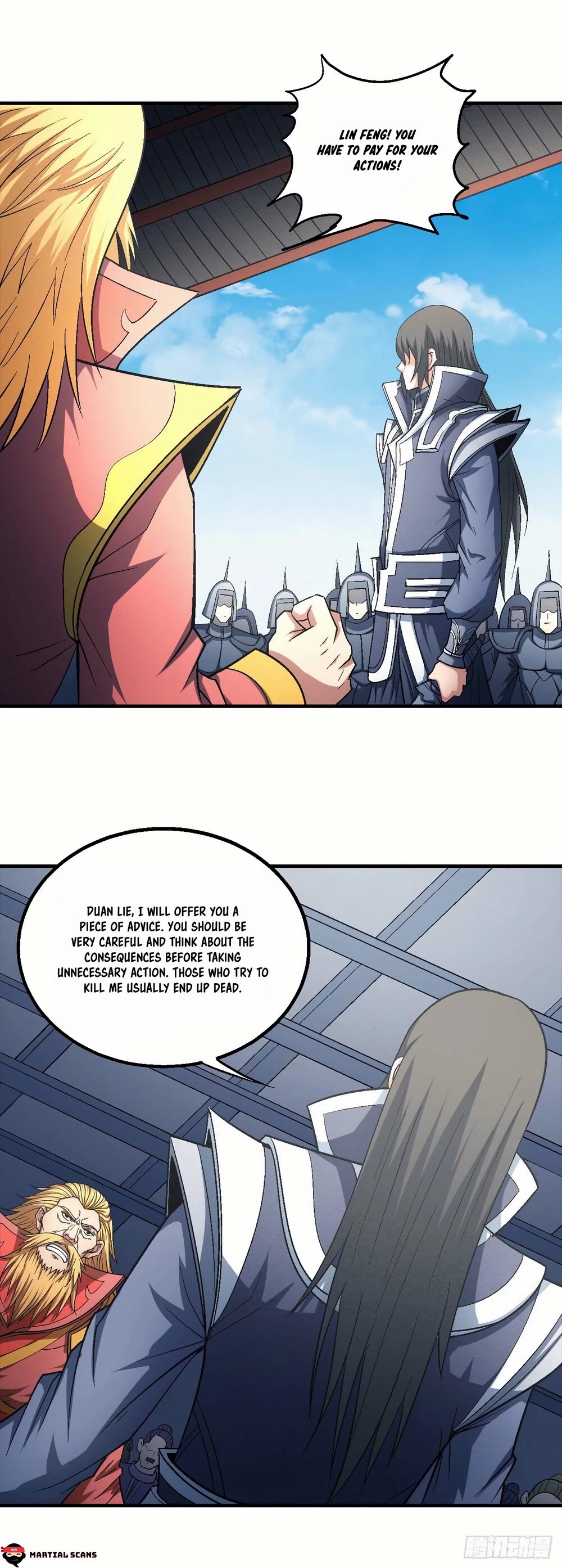 God of Martial Arts Chapter 137.1 page 13 - Chapter 137.1: The Terrifying Lin Feng