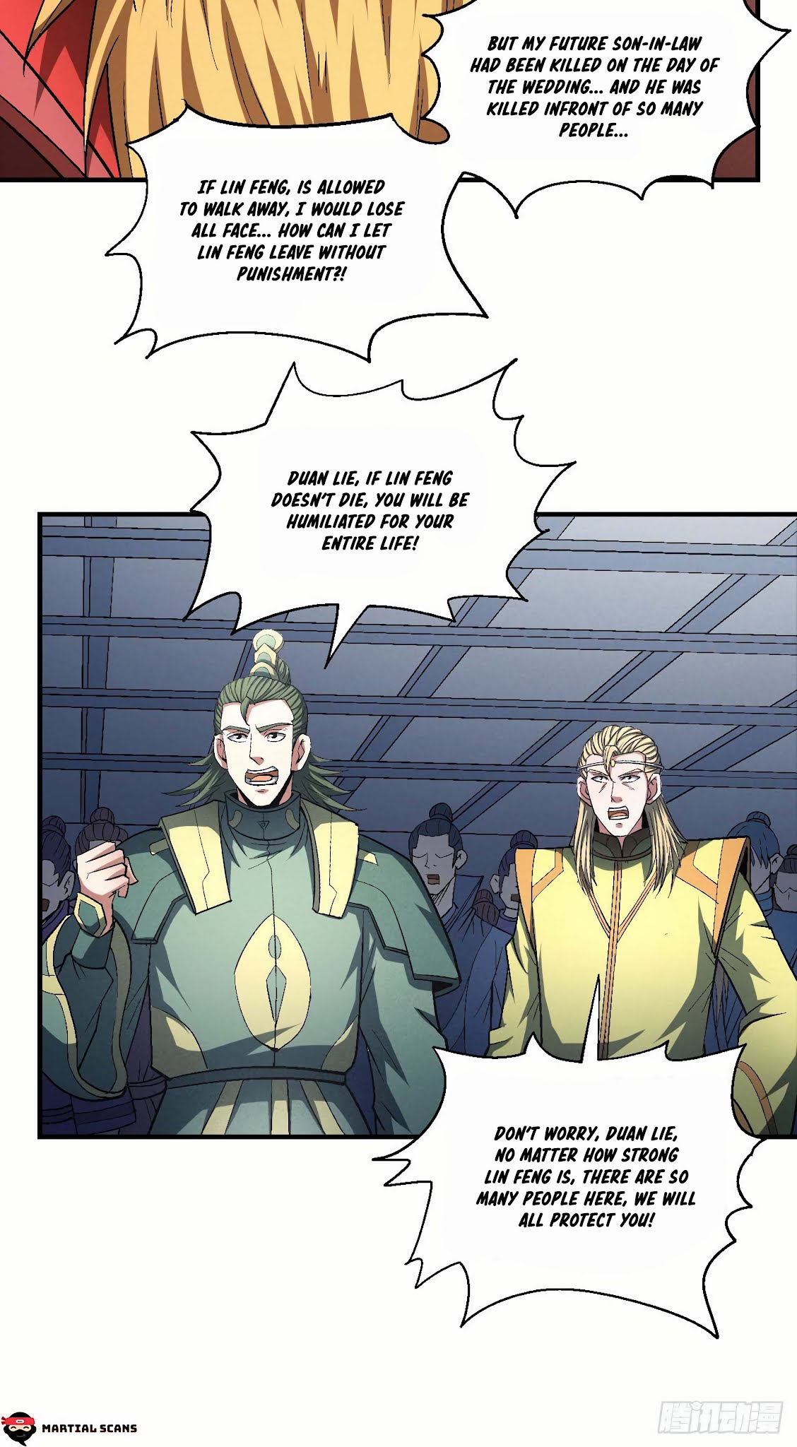 God of Martial Arts Chapter 137.1 page 15 - Chapter 137.1: The Terrifying Lin Feng