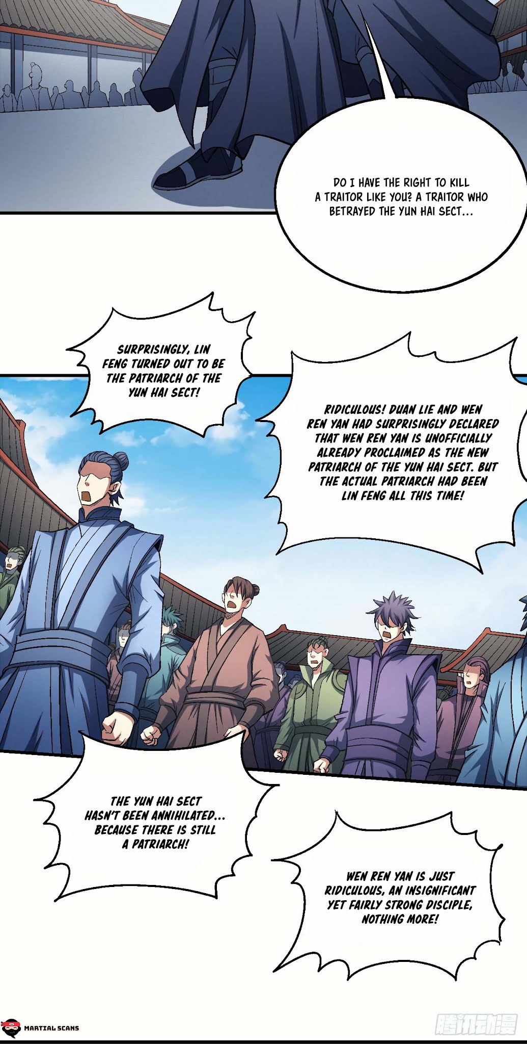 God of Martial Arts Chapter 137.1 page 4 - Chapter 137.1: The Terrifying Lin Feng