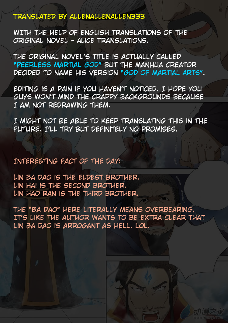 God of Martial Arts Chapter 2.1 page 10 - Chapter 2.1: Unruly and Overbearing (1)