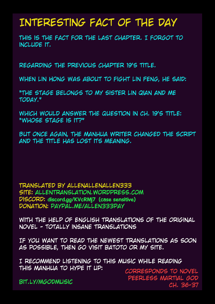God of Martial Arts Chapter 20.2 page 9 - Chapter 20.2: Lin Hai's Fury (2)