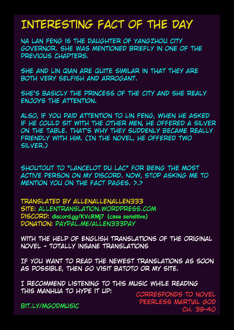 God of Martial Arts Chapter 21.2 page 9 - Chapter 21.2: Na Lan Feng (2)