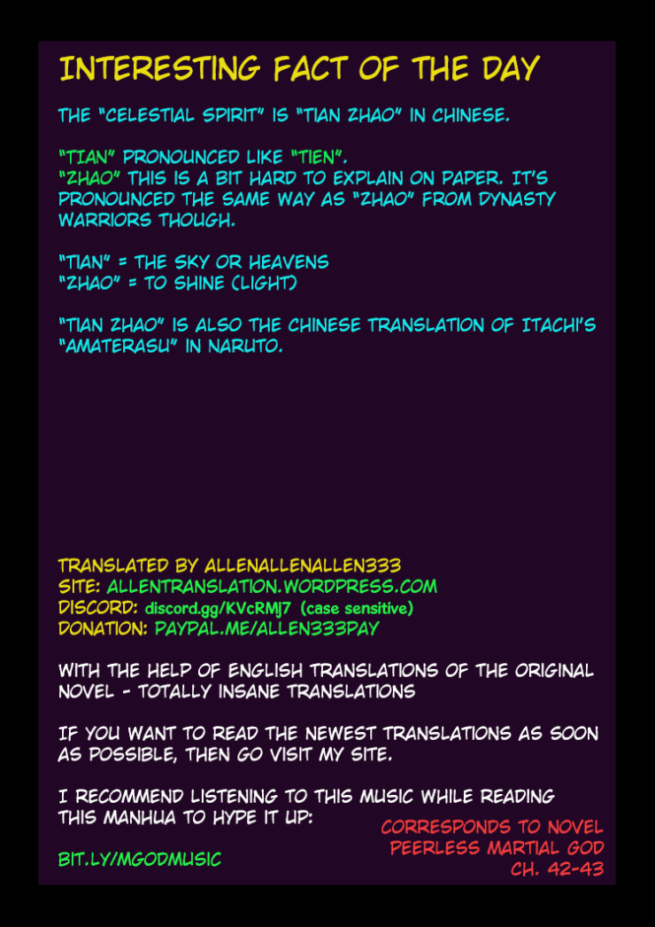 God of Martial Arts Chapter 23.2 page 9 - Chapter 23.2: Spirit Awakening, The Celestial Spirit (2)