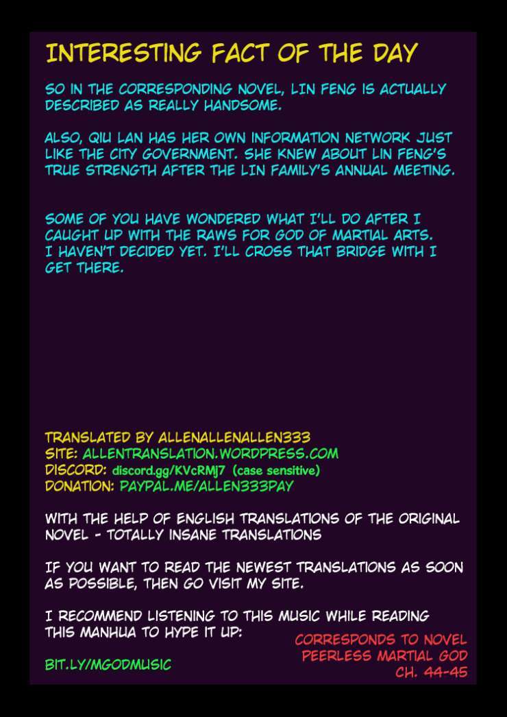 God of Martial Arts Chapter 24.1 page 11 - Chapter 24.1: Arriving at the Arena (1)