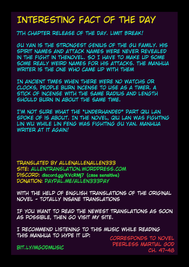 God of Martial Arts Chapter 25.2 page 9 - Chapter 25.2: Draws Sword Takes Life (2)