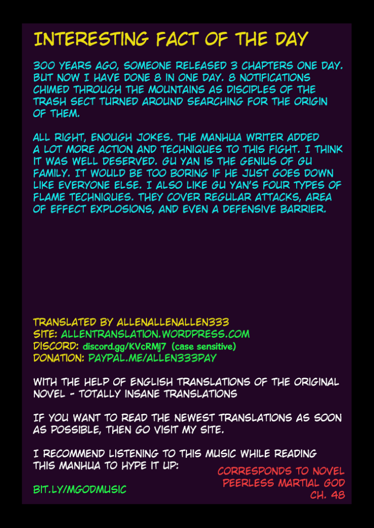 God of Martial Arts Chapter 25.3 page 9 - Chapter 25.3: Draws Sword Takes Life (3)