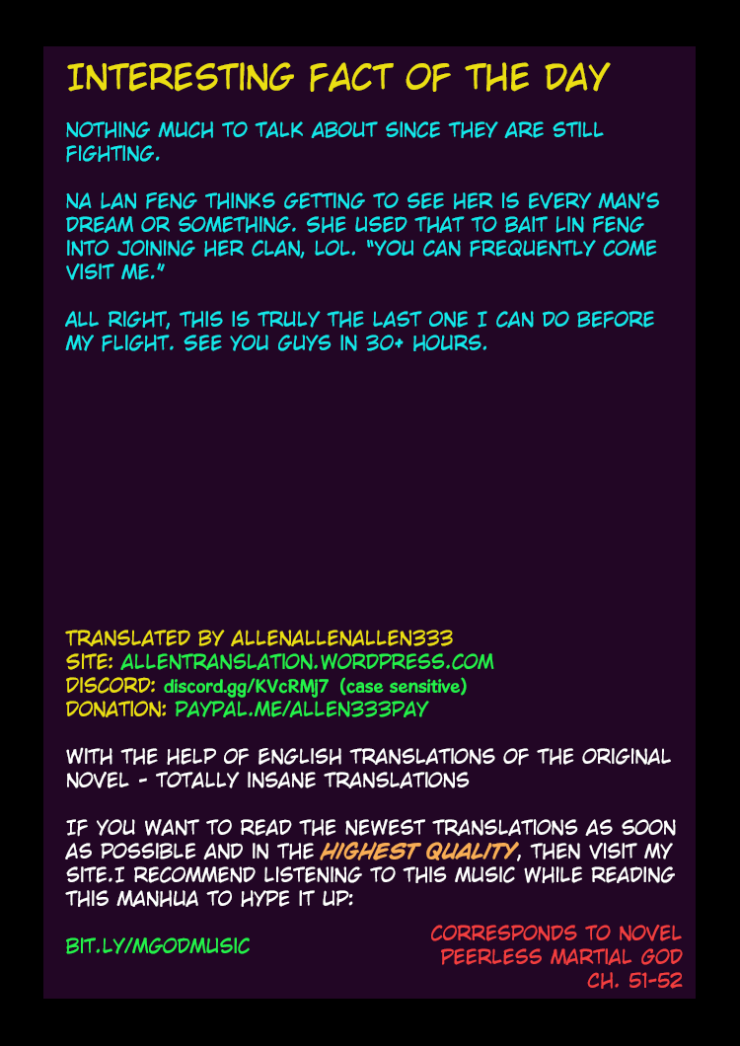 God of Martial Arts Chapter 27.2 page 9 - Chapter 27.2: Lin Feng’s Madness (2)