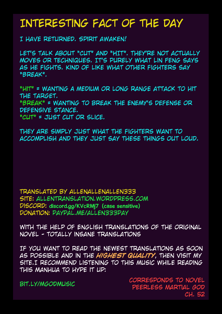 God of Martial Arts Chapter 27.3 page 9 - Chapter 27.3: Lin Feng’s Madness (3)