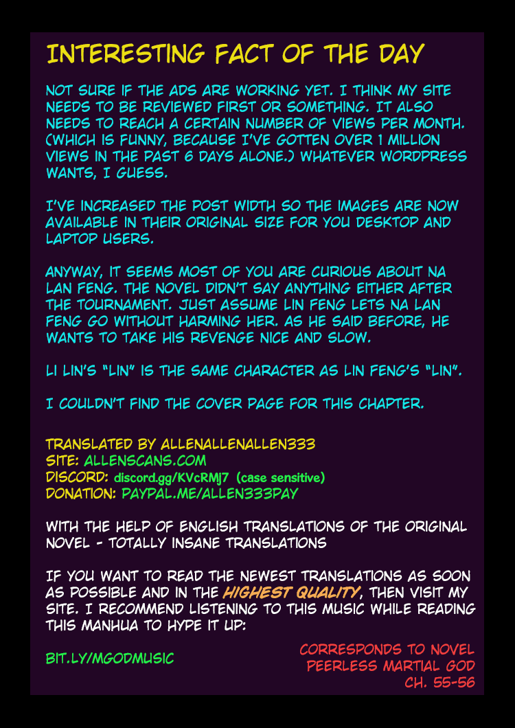 God of Martial Arts Chapter 29.1 page 9 - Chapter 29.1: Sword of Nirvana (1)