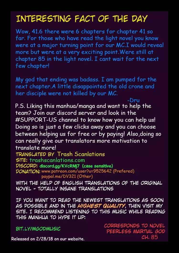 God of Martial Arts Chapter 42.3 page 10 - Chapter 42.3: Showdown Between Geniuses (6)