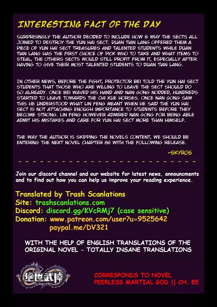 God of Martial Arts Chapter 43.3 page 10 - Chapter 43.3: Disaster (3)