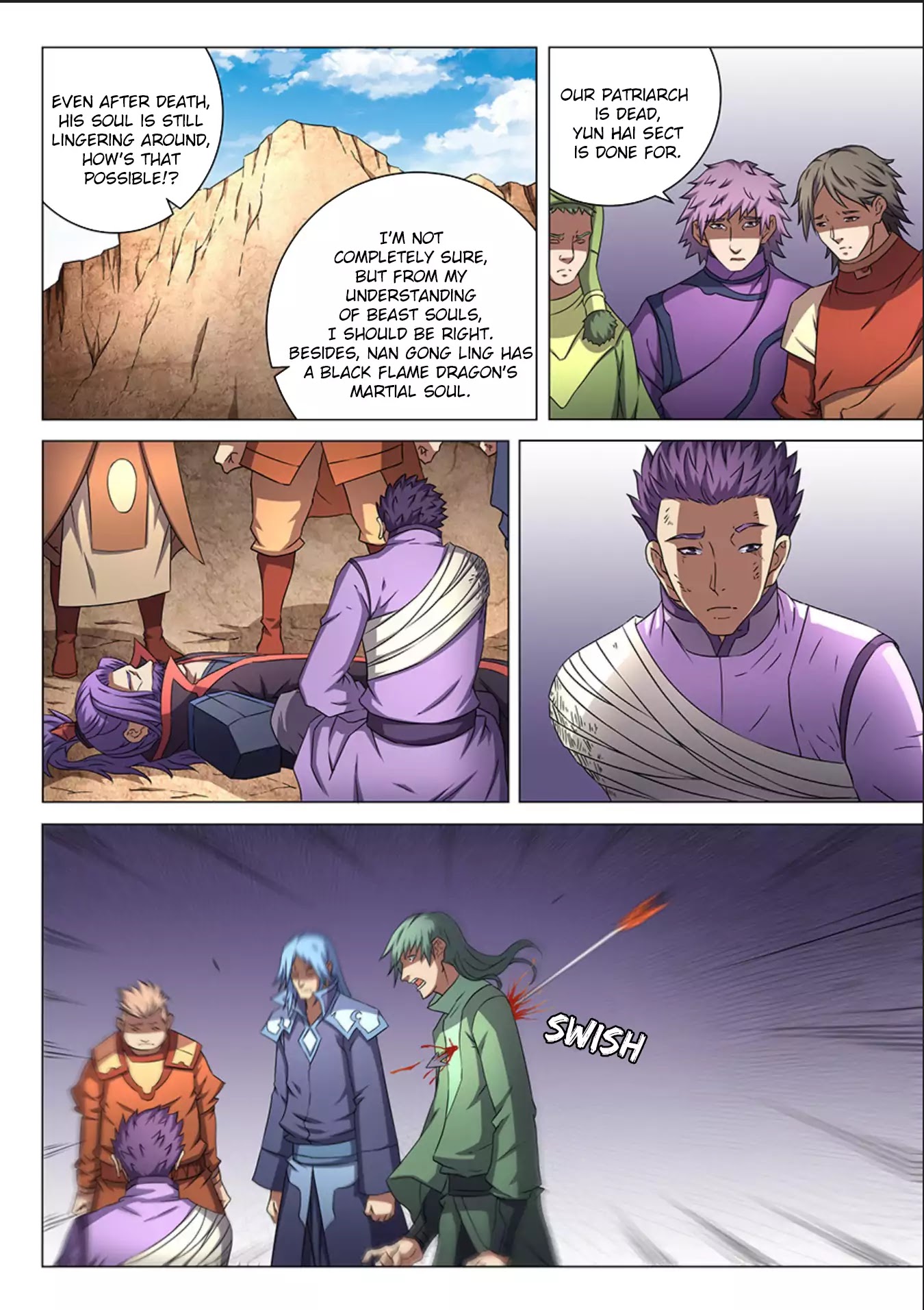 God of Martial Arts Chapter 48.2 page 7 - Chapter 48.2: One Last Breath 2
