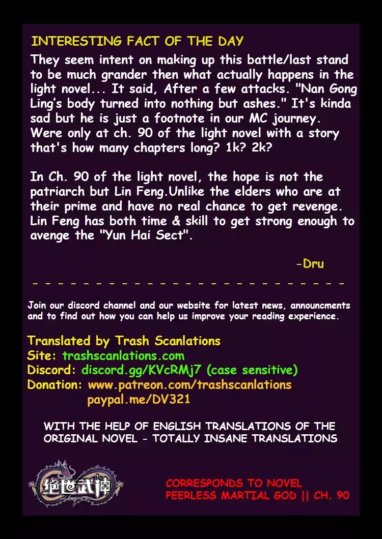 God of Martial Arts Chapter 49.1 page 12 - Chapter 49.1: Safe 1
