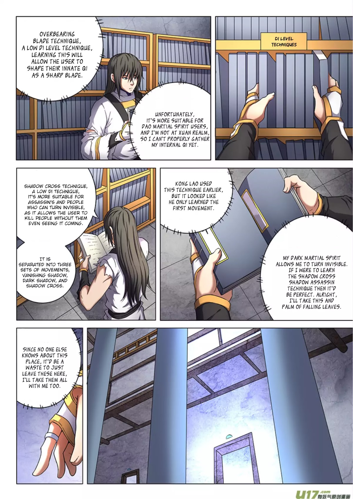 God of Martial Arts Chapter 51.1 page 10 - Chapter 51.1: Lady in the Painting 1