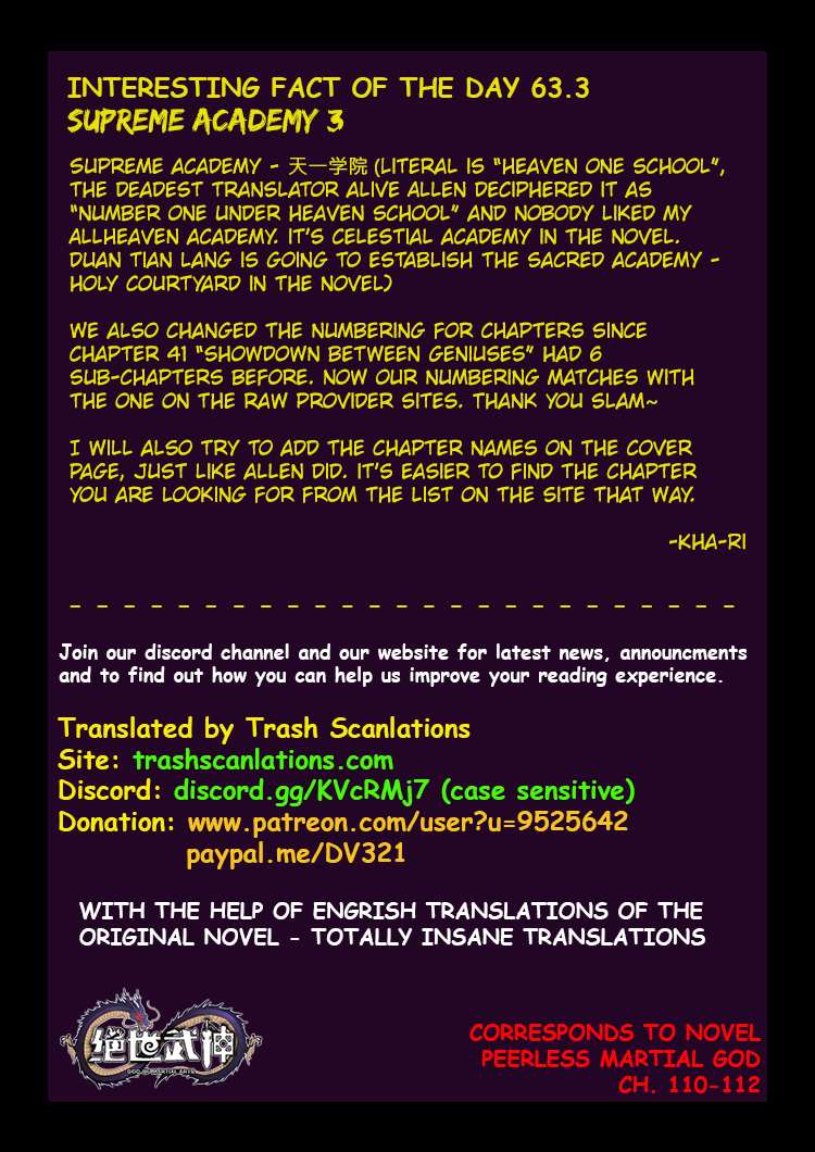 God of Martial Arts Chapter 63.3 page 10 - Chapter 63.3: Supreme Academy 3