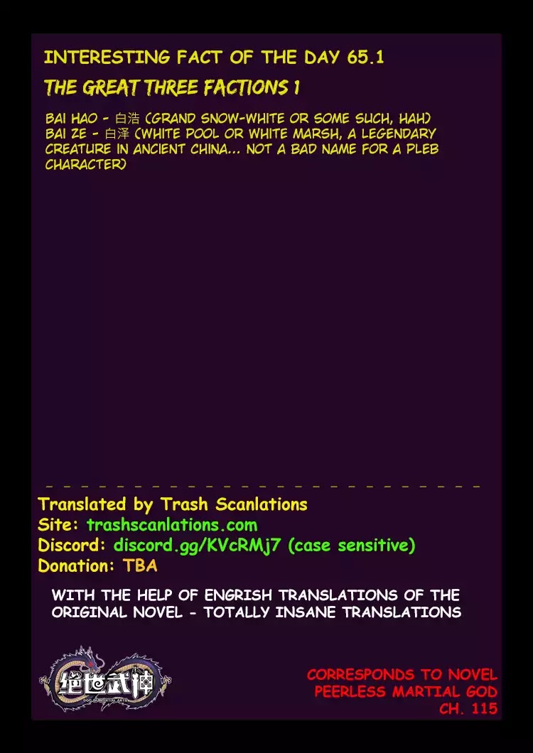 God of Martial Arts Chapter 65.1 page 10 - Chapter 65.1: The Three Great Factions