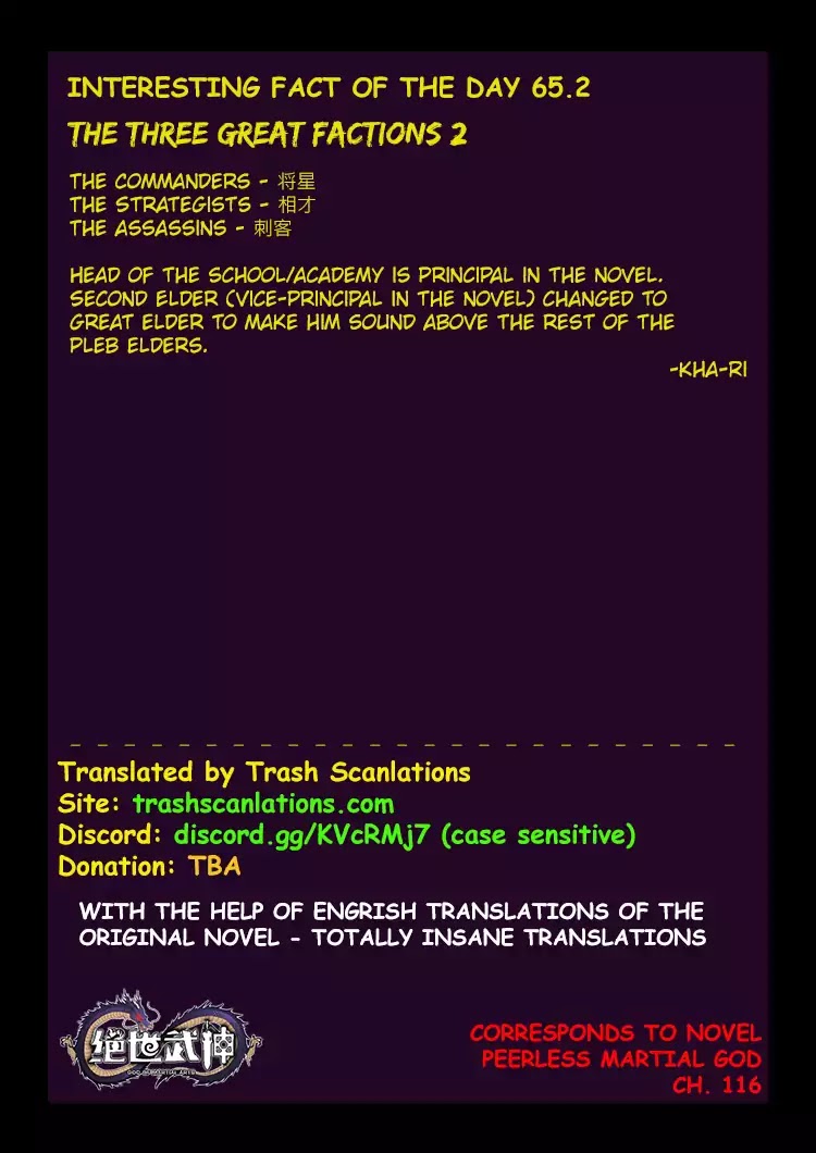 God of Martial Arts Chapter 65.2 page 9 - Chapter 65.2: The Three Great Factions 2