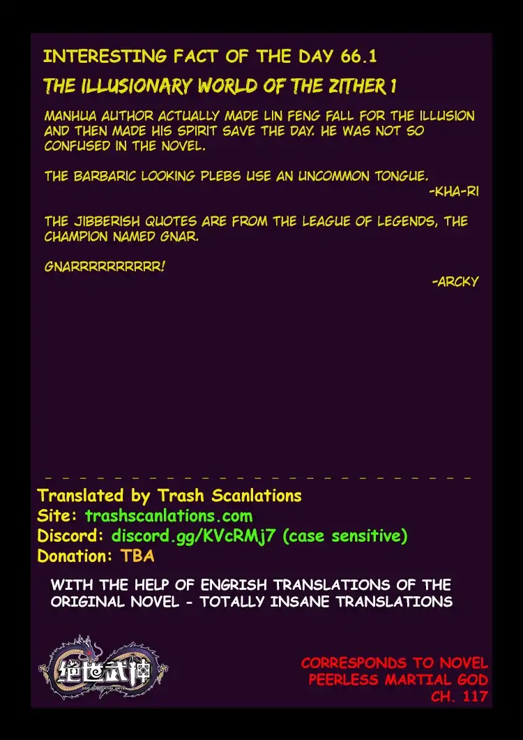 God of Martial Arts Chapter 66.1 page 10 - Chapter 66.1: The Illusionary World of The Zither