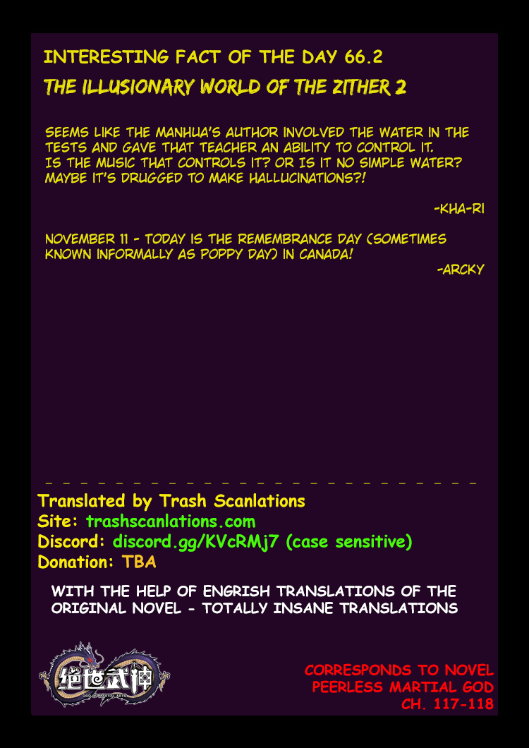 God of Martial Arts Chapter 66.2 page 9 - Chapter 66.2: The Illusionary World of The Zither (2)