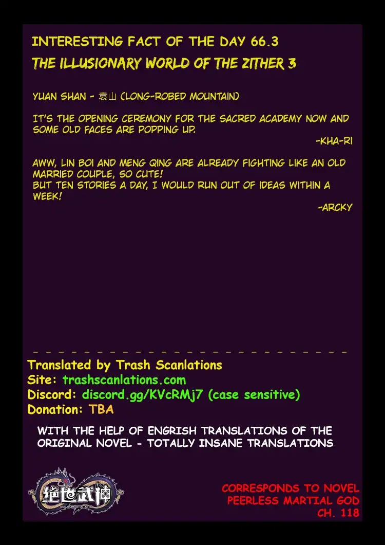 God of Martial Arts Chapter 66.3 page 9 - Chapter 66.3: The Illusionary World of The Zither (3)