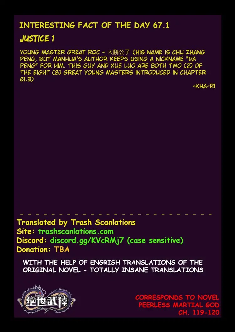 God of Martial Arts Chapter 67.1 page 10 - Chapter 67.1: Justice