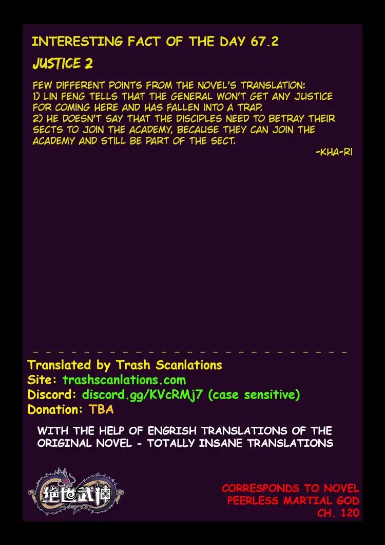 God of Martial Arts Chapter 67.2 page 9 - Chapter 67.2: Justice(2)