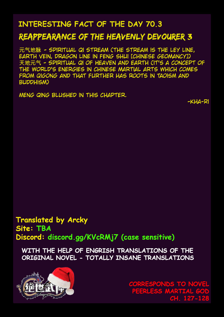 God of Martial Arts Chapter 70.3 page 9 - Chapter 70.3: Reappearance of the Heavenly Devourer(3)