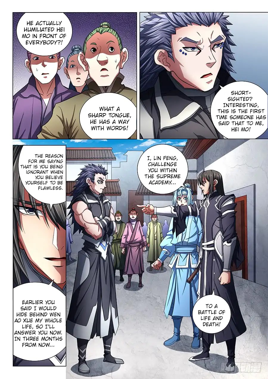 God of Martial Arts Chapter 74.2 page 1 - Chapter 74.2: Challenge of Life and Death (2)