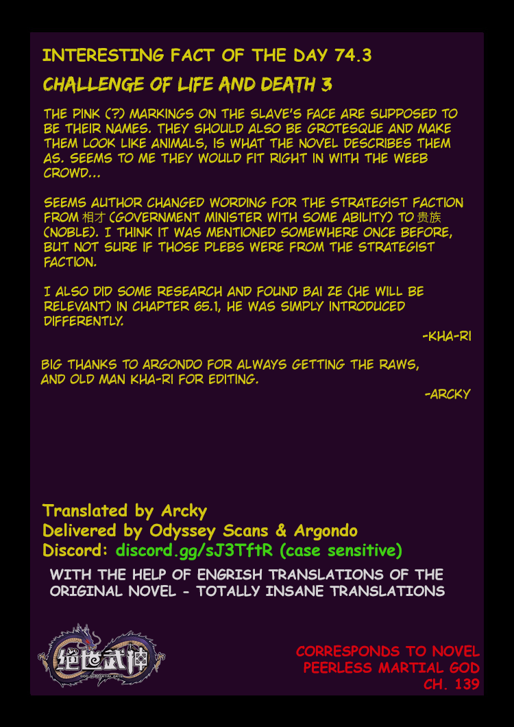 God of Martial Arts Chapter 74.3 page 9 - Chapter 74.3: Challenge of Life and Death(3)