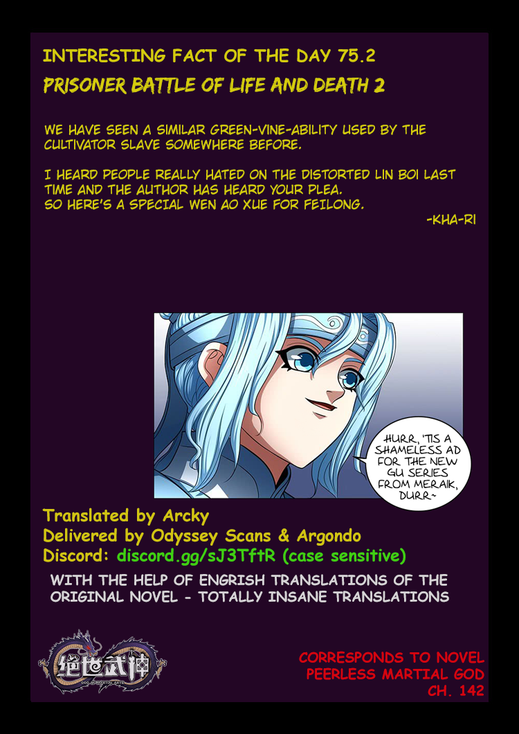 God of Martial Arts Chapter 75.2 page 9 - Chapter 75.2: Prisoner Battle of Life and Death(2)