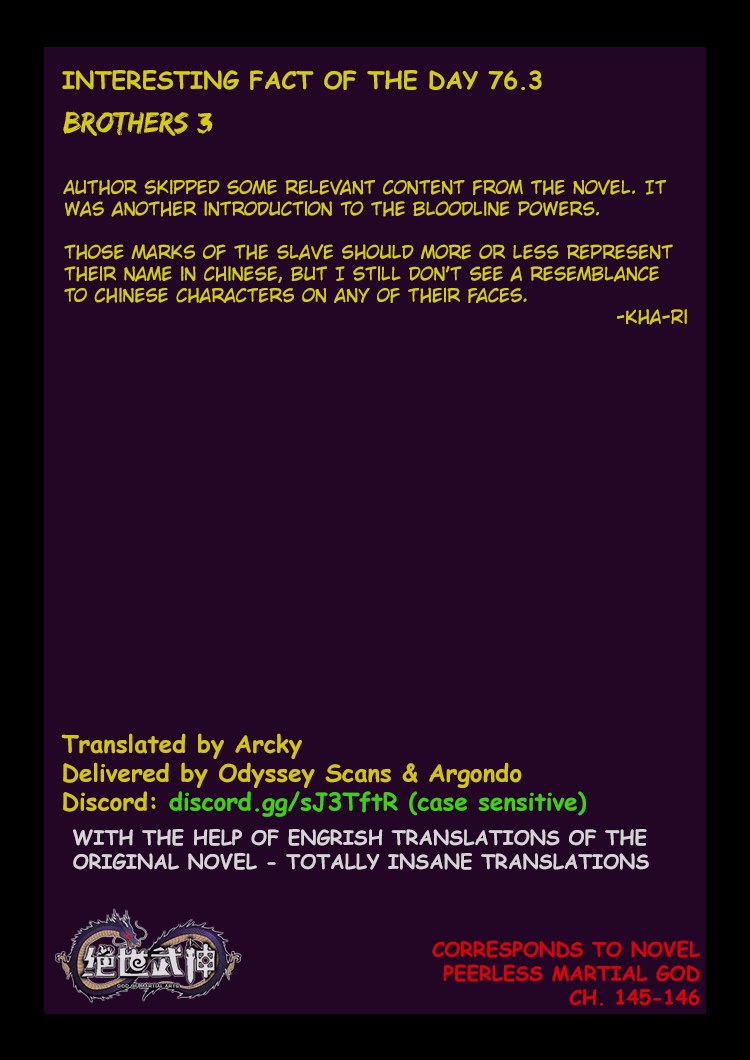 God of Martial Arts Chapter 76.3 page 9 - Chapter 76.3: Brothers(3)