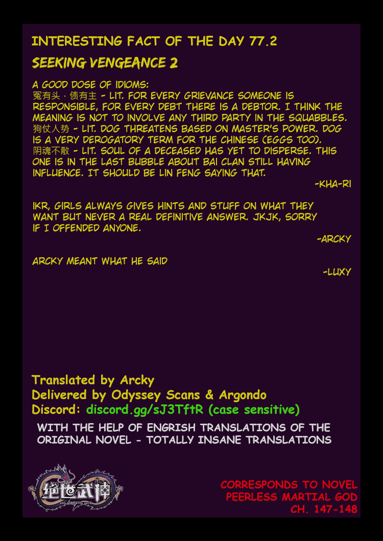 God of Martial Arts Chapter 77.2 page 9 - Chapter 77.2: Seeking Vengeance(2)