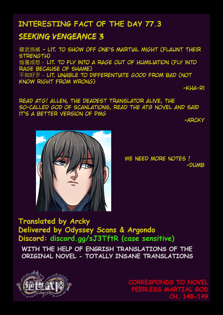 God of Martial Arts Chapter 77.3 page 9 - Chapter 77.3: Seeking Vengeance(3)