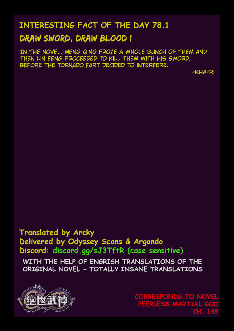 God of Martial Arts Chapter 78.1 page 10 - Chapter 78.1: Draw Sword, Draw Blood