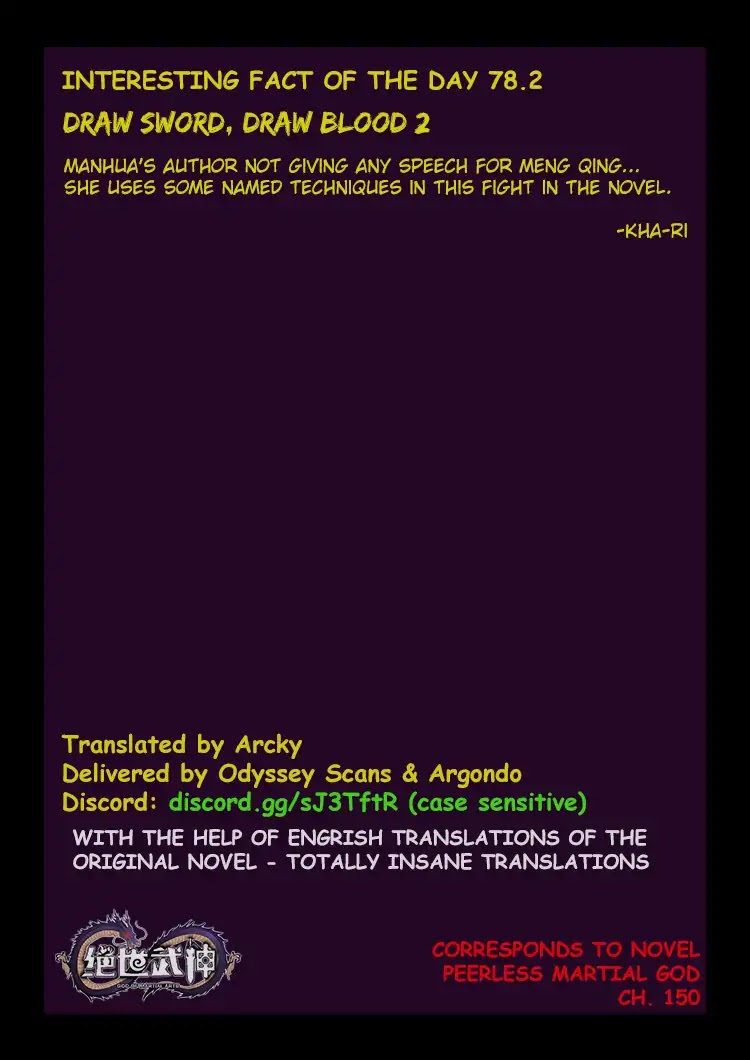 God of Martial Arts Chapter 78.2 page 9 - Chapter 78.2: Draw Sword, Draw Blood (2)