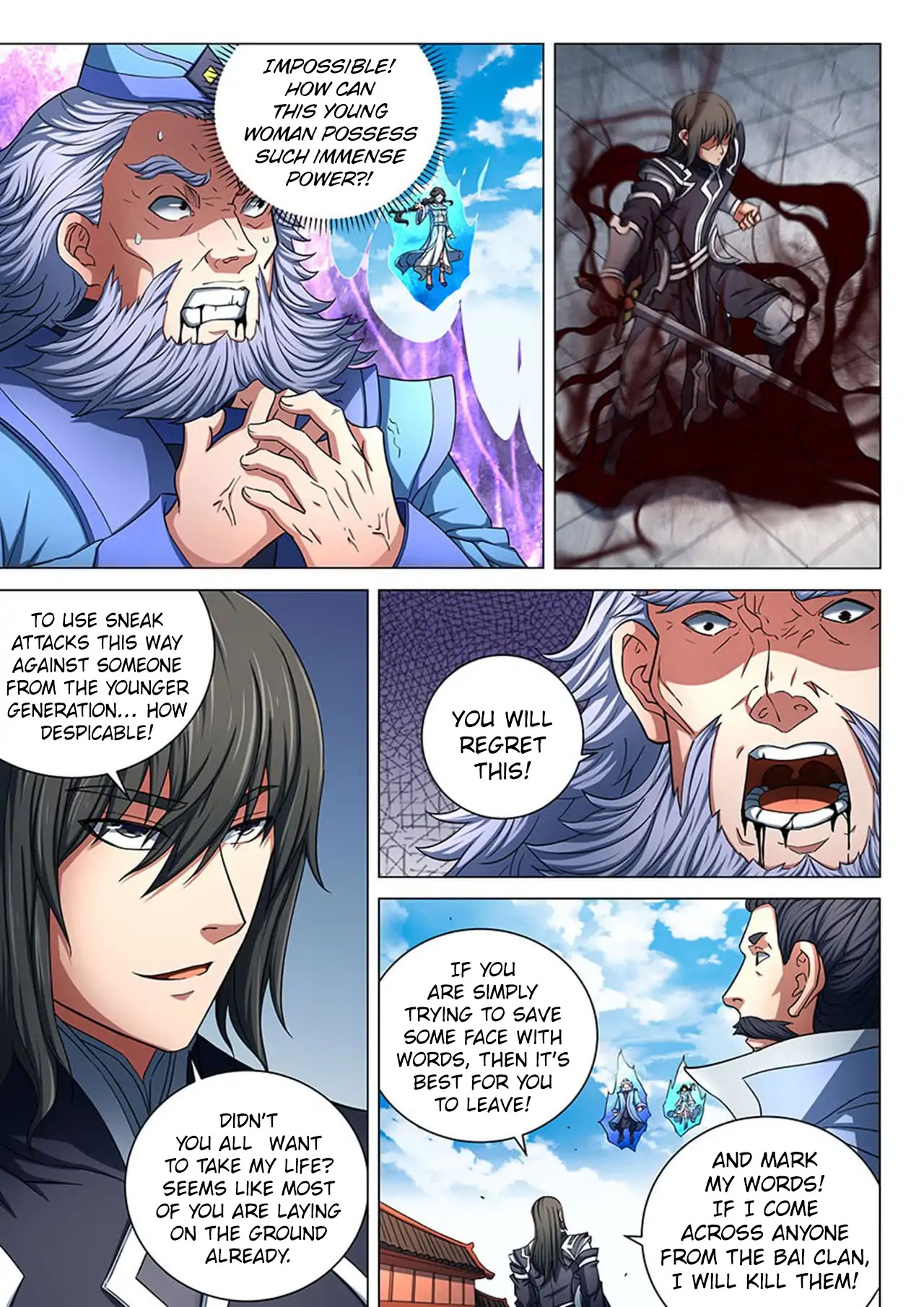 God of Martial Arts Chapter 78.3 page 3 - Chapter 78.3: Draw Sword, Draw Blood (3)