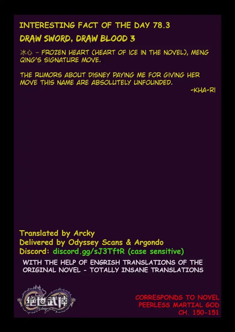 God of Martial Arts Chapter 78.3 page 9 - Chapter 78.3: Draw Sword, Draw Blood (3)