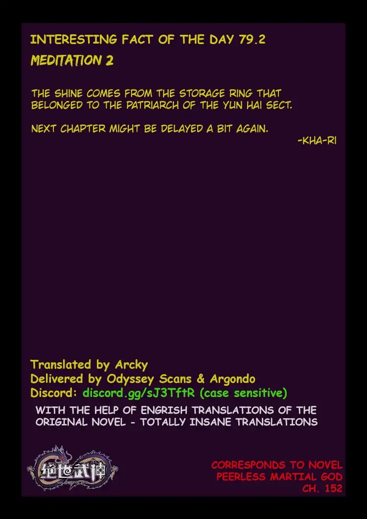 God of Martial Arts Chapter 79.2 page 9 - Chapter 79.2: Meditation (2)
