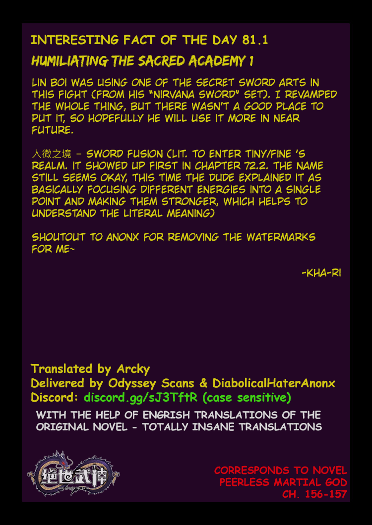 God of Martial Arts Chapter 81.1 page 10 - Chapter 81.1: Humiliating the Sacred Academy