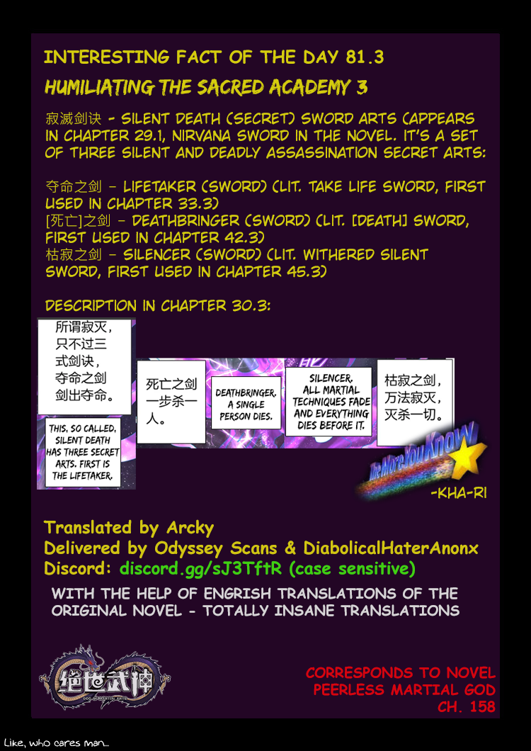 God of Martial Arts Chapter 81.3 page 9 - Chapter 81.3: Humiliating the Sacred Academy(3)