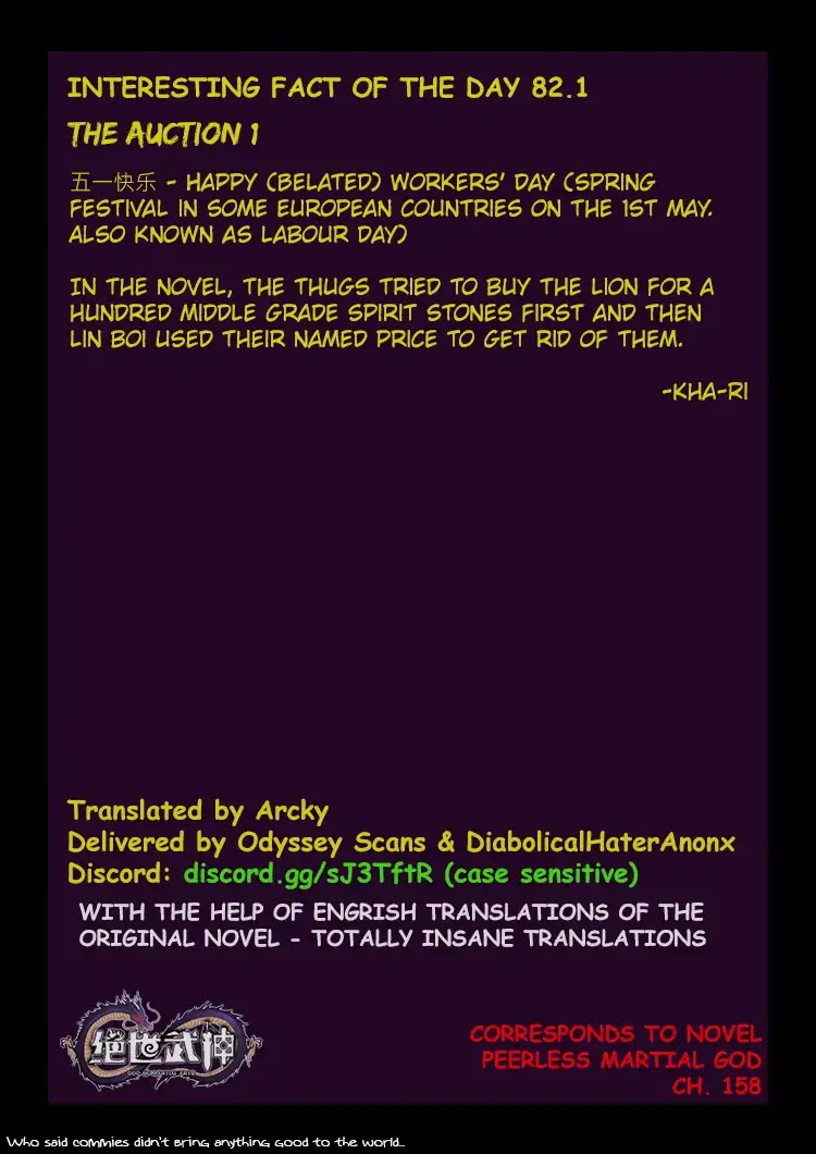 God of Martial Arts Chapter 82.1 page 11 - Chapter 82.1: The Auction
