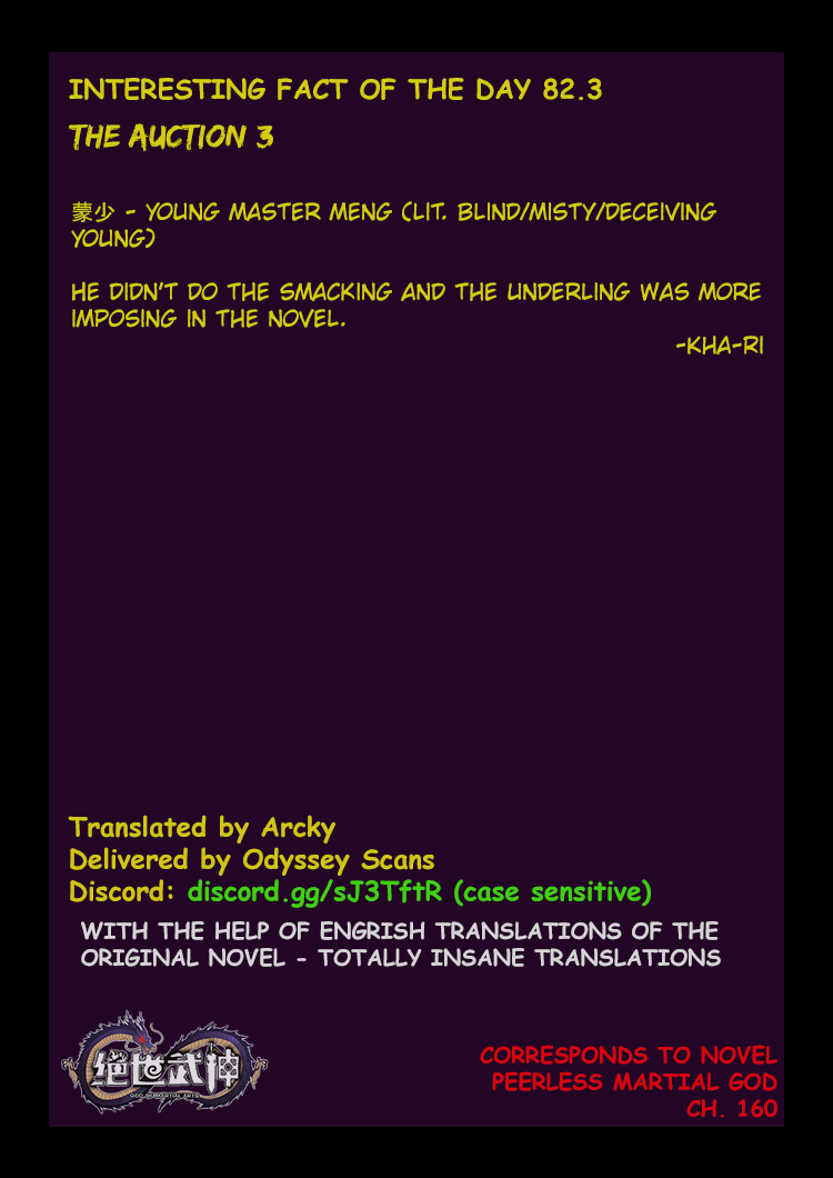 God of Martial Arts Chapter 82.3 page 9 - Chapter 82.3: The Auction(3)